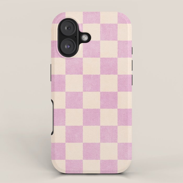 CHECKER - 001 - Rose Quartz iPhone Case Gallery Image 1