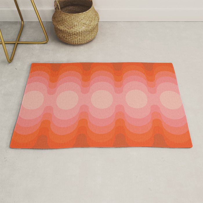 Strawberry Echo Out Rug Gallery Image 1