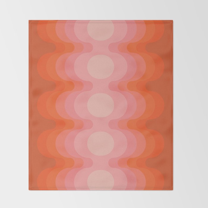 Strawberry Echo Out Throw Blanket Gallery Image 2