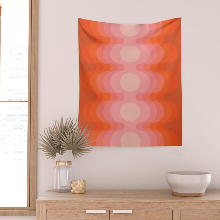 Strawberry Echo Out Wall Tapestry Gallery Image 2