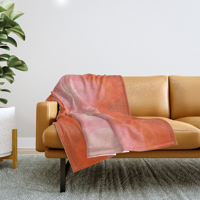 Strawberry Echo Out Throw Blanket Gallery Image 1
