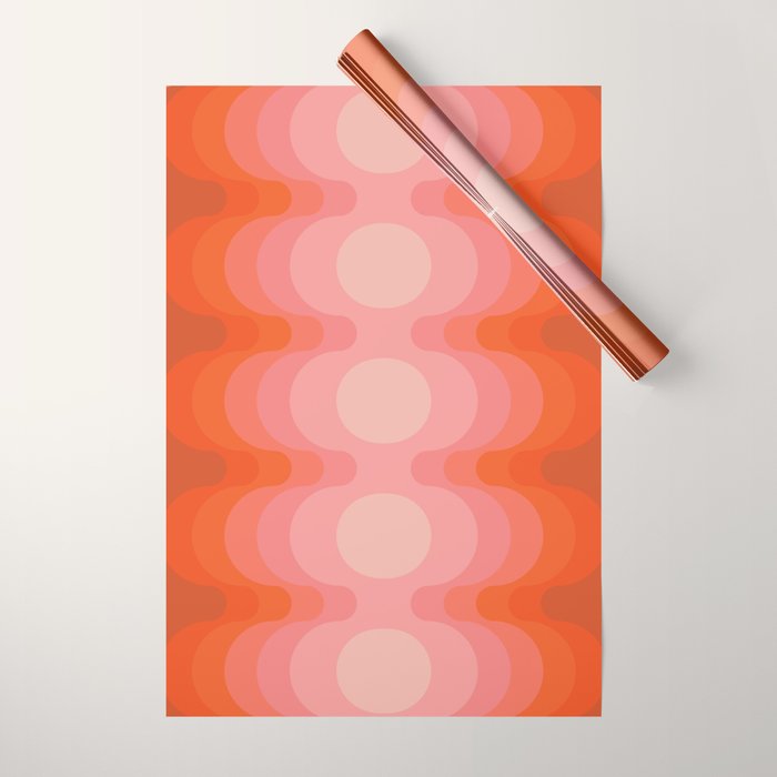 Strawberry Echo Out Wrapping Paper Gallery Image 1
