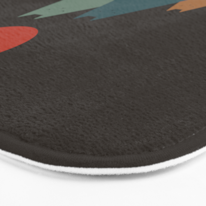 Cat Landscape 64: Group Meowditation Bath Mat Gallery Image 3