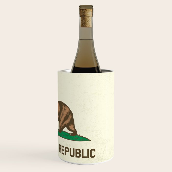 California Republic Flag Wine Chiller Gallery Image 3