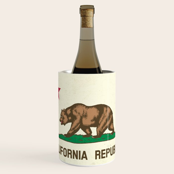 California Republic Flag Wine Chiller Gallery Image 1