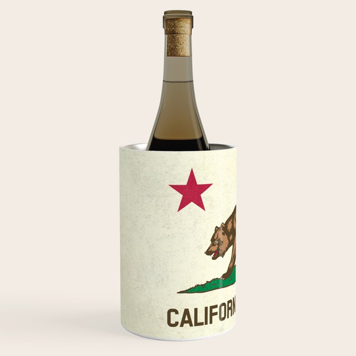 California Republic Flag Wine Chiller Gallery Image 2