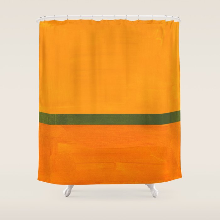 Golden Olive  Shower Curtain Gallery Image 1