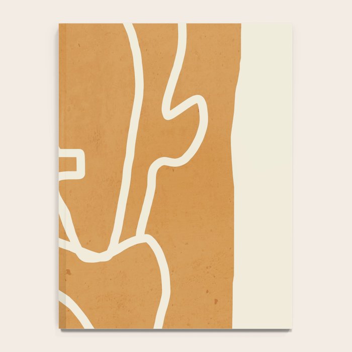 Abstract Minimal Woman Portrait 2 Notebook Gallery Image 4