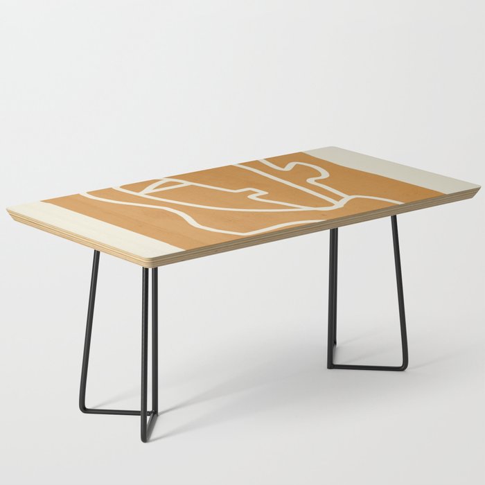 Abstract Minimal Woman Portrait 2 Coffee Table Gallery Image 1
