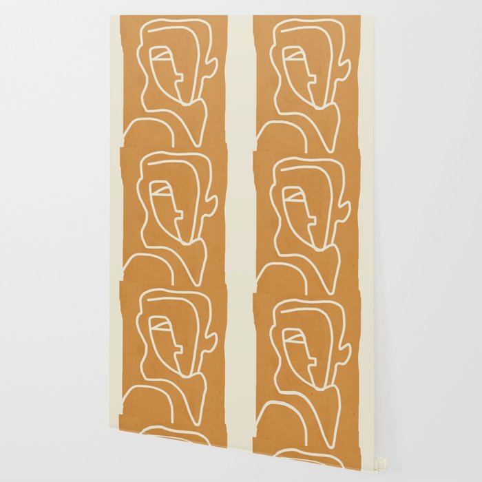Abstract Minimal Woman Portrait 2 Wallpaper Gallery Image 2