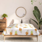 Matcha and Taro Taiyaki Ice Cream Cones Comforter Gallery Image 3