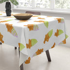 Matcha and Taro Taiyaki Ice Cream Cones Tablecloth Gallery Image 3