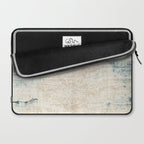 very worn blue and beige carpet Laptop Sleeve Gallery Image 2