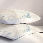 very worn blue and beige carpet Pillow Sham Gallery Image 3