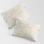 very worn blue and beige carpet Pillow Sham Gallery Image 3