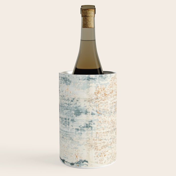 very worn blue and beige carpet Wine Chiller Gallery Image 2