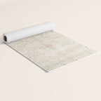 very worn blue and beige carpet Yoga Mat Gallery Image 2