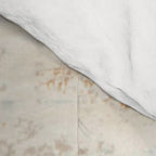 very worn blue and beige carpet Comforter Gallery Image 4