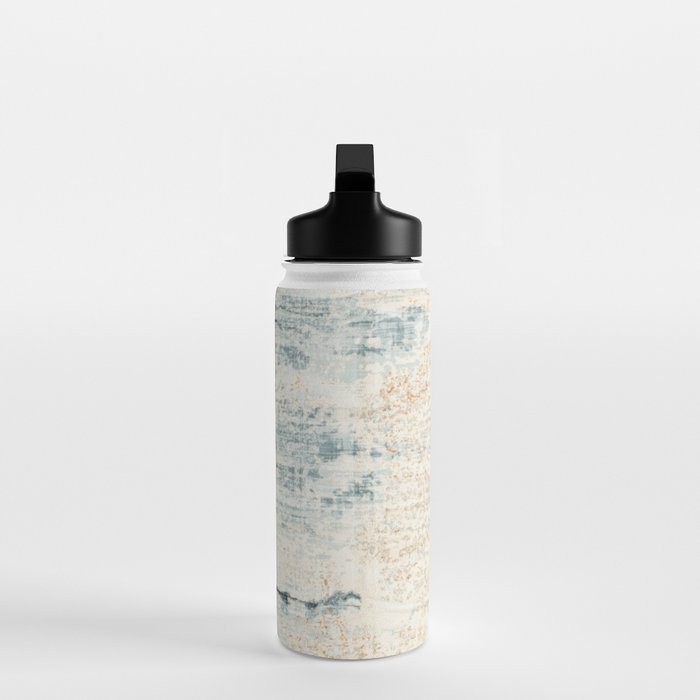 very worn blue and beige carpet Water Bottle Gallery Image 3