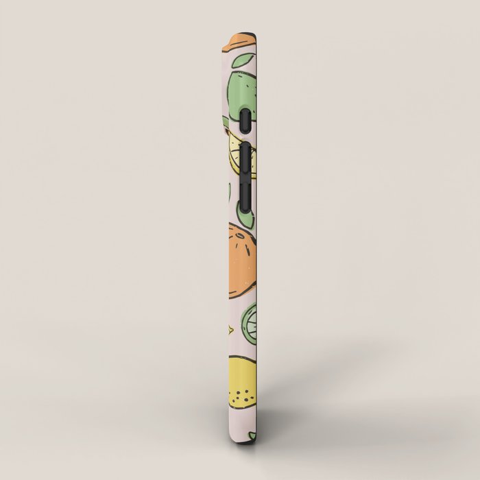 Summer Citrus in Pink iPhone Case Gallery Image 2