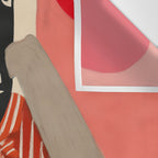 Melancholy Guitarist in Stripes Wall Tapestry Gallery Image 3