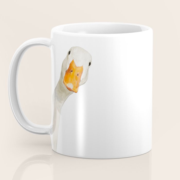 Sneaky White Duck Coffee Mug Gallery Image 3