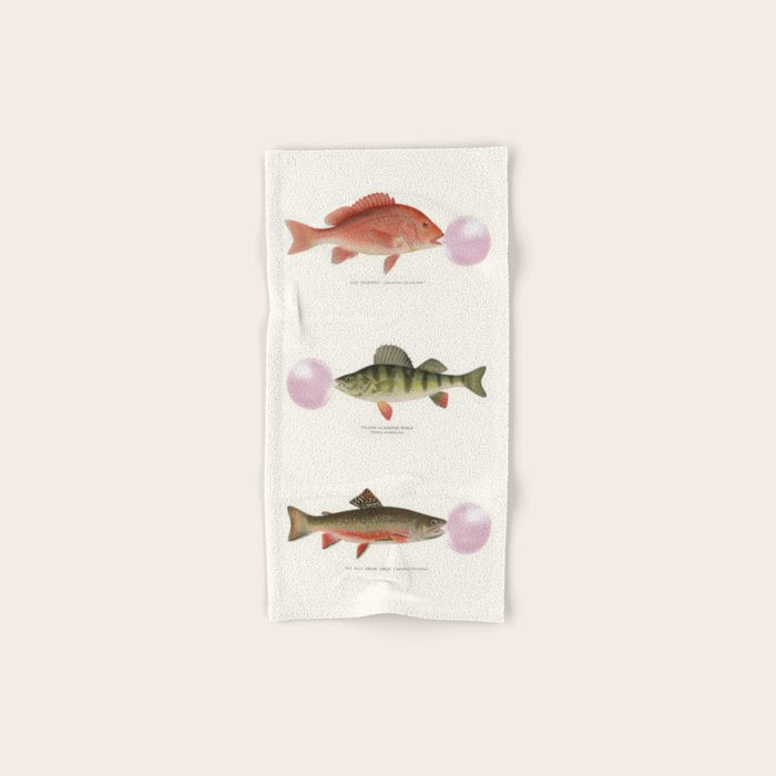 Bubblegum Fish Bath Towel Gallery Image 1