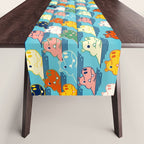 Happy Hippo Family Table Runner Gallery Image 1
