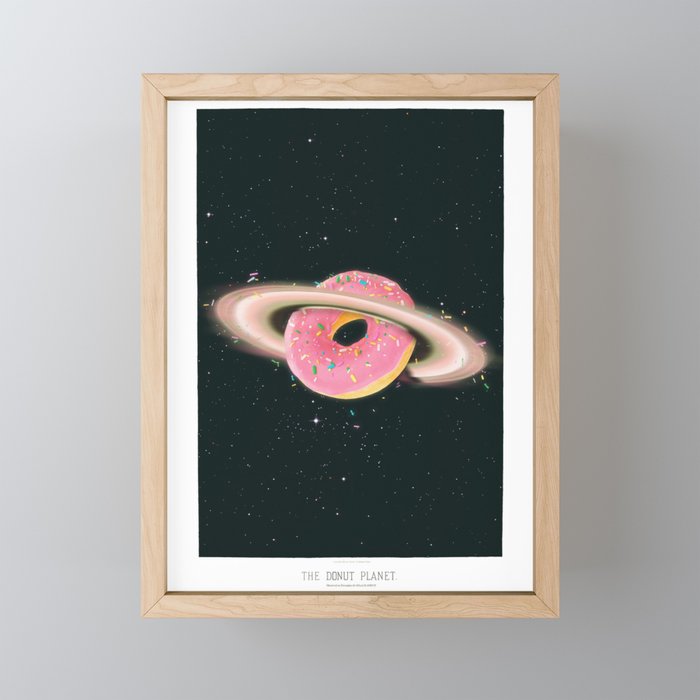 THE DONUT PLANET Mini Art Print Gallery Image 1
