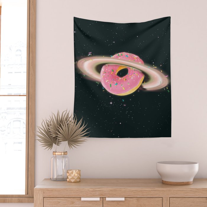 THE DONUT PLANET Wall Tapestry Gallery Image 2