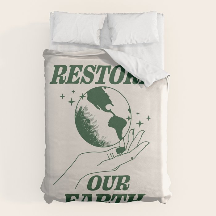 Restore our Earth Duvet Cover Gallery Image 1