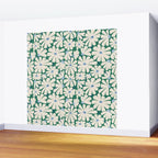 Daisy fresh 2 - green blue Wall Mural Gallery Image 2