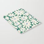 Daisy fresh 2 - green blue Notebook Gallery Image 2