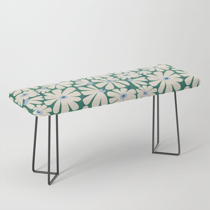 Daisy fresh 2 - green blue Bench Gallery Image 1