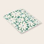 Daisy fresh 2 - green blue Notebook Gallery Image 3