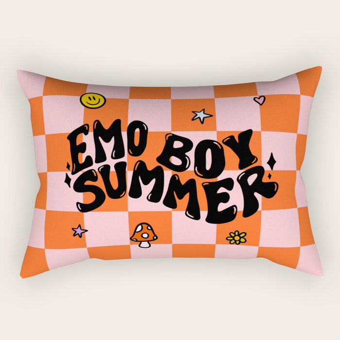 Emo Boy Summer Rectangular Pillow Gallery Image 1