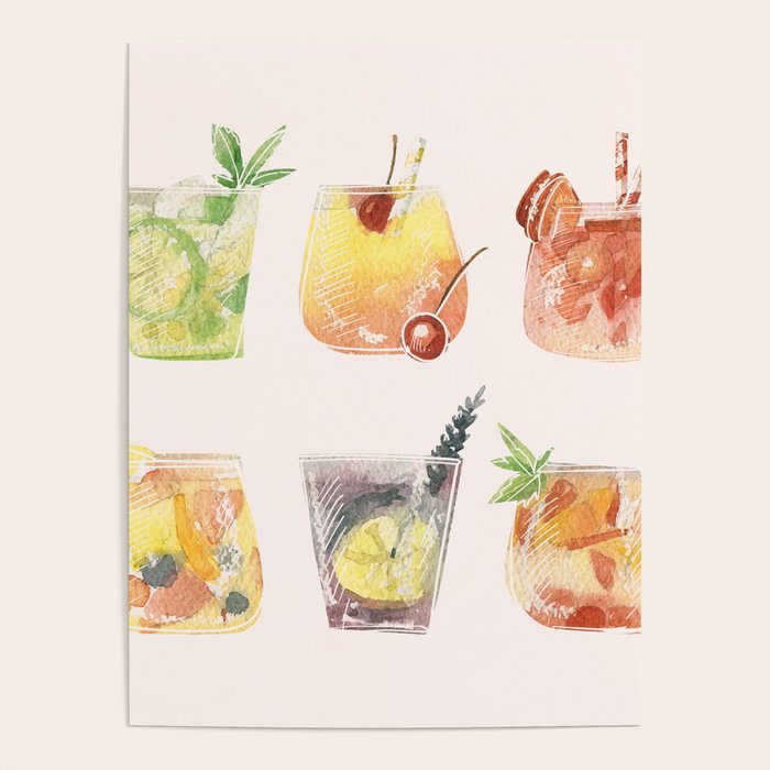 Summer Cocktails 11 Poster Gallery Image 4