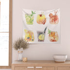 Summer Cocktails 11 Wall Tapestry Gallery Image 2