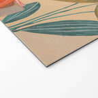Woman with cat in living room in warm earth tones Welcome Mat Gallery Image 2