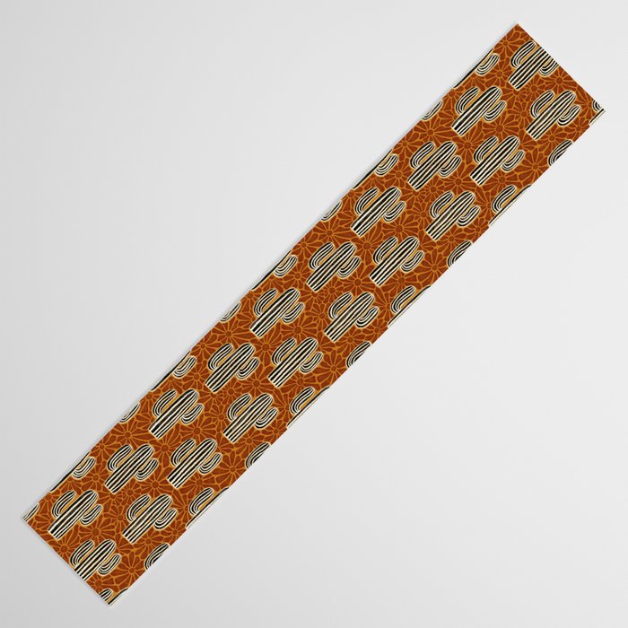 Sonora - Rust, gold, black and white Table Runner Gallery Image 3