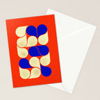 Mid-century geometric shapes-no10 Stationery Card Gallery Image 2