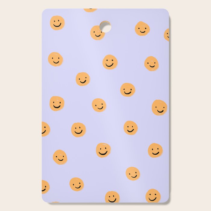 Purple Smiley Face Cutting Board Gallery Image 1