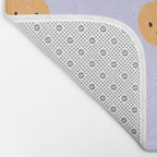Purple Smiley Face Bath Mat Gallery Image 2
