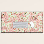 seamless pattern with small flowers Desk Mat Gallery Image 1
