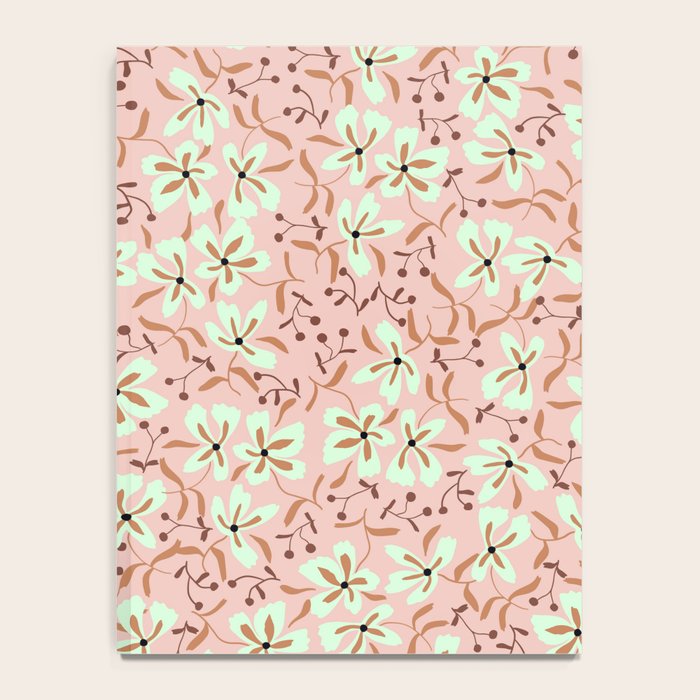 seamless pattern with small flowers Notebook Gallery Image 4