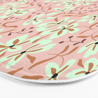 seamless pattern with small flowers Bath Mat Gallery Image 3