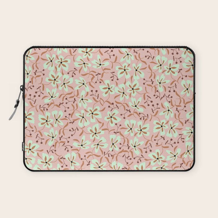 seamless pattern with small flowers Laptop Sleeve Gallery Image 1