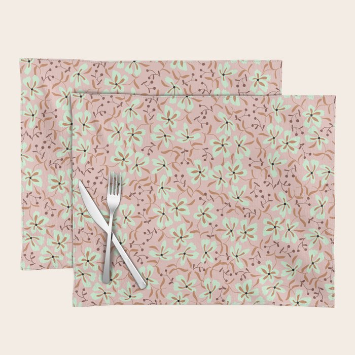 seamless pattern with small flowers Placemat Gallery Image 1