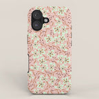 seamless pattern with small flowers iPhone Case Gallery Image 1