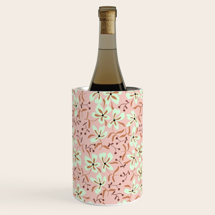 seamless pattern with small flowers Wine Chiller Gallery Image 2